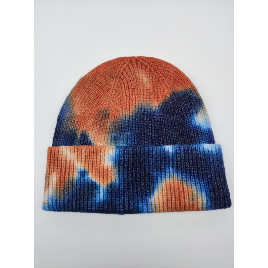 Tie-Dye Knitted Hat