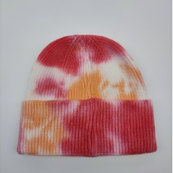 Tie-Dye Knitted Hat