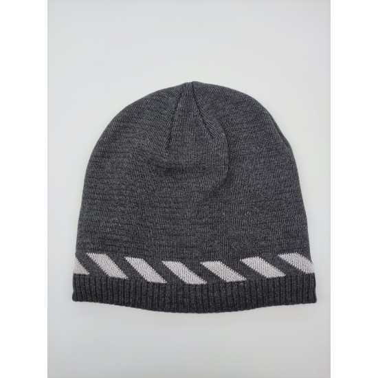 Cap With Reflective Knit Brim