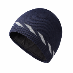 Cap With Reflective Knit Brim