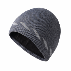 Cap With Reflective Knit Brim