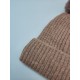 Add A Fluffy Ball Knit Cap