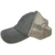 Gray do old washed cotton solid color light plate mesh cap baseball cap