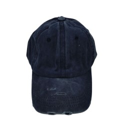 Solid navy blue baseball cap