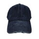 Solid navy blue baseball cap