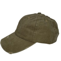 Khaki solid color baseball cap