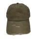 Khaki solid color baseball cap