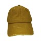 Yellow solid baseball cap