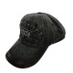 black original black washed Cowboy baseball cap