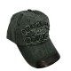 Green original black washed Cowboy baseball cap