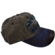 Gray original black washed Cowboy baseball cap