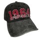 Black 1964 baseball cap