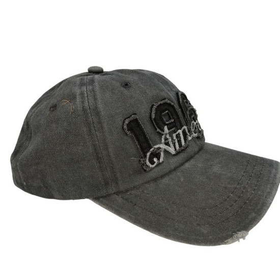 Gray 1964 baseball cap