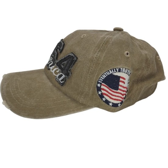 Khaki 1964 baseball cap