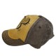 Yellow cloth bullhead baseball cap