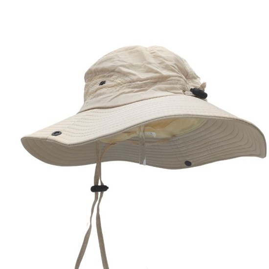 Beige breathable fisherman hat  