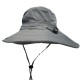 Grey breathable fisherman hat