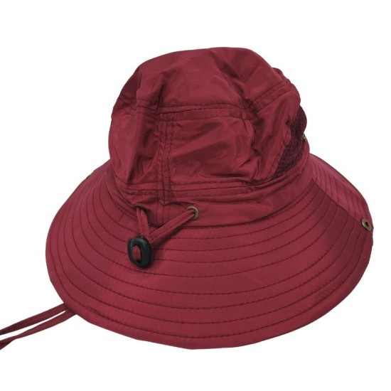 Red breathable fisherman hat 