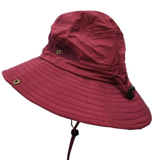 Red breathable fisherman hat 