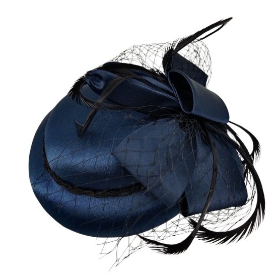 Blue English Jockey Club Small Bowler Hat