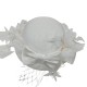 White French bow small bow hat