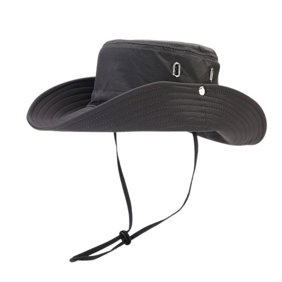 Gray hiking hat