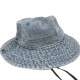 Blue hiking hat